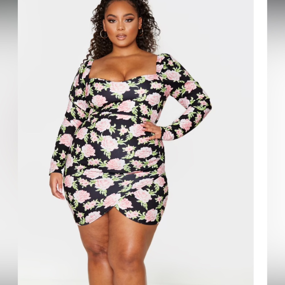 Pretty little thing plus size dress size 3x